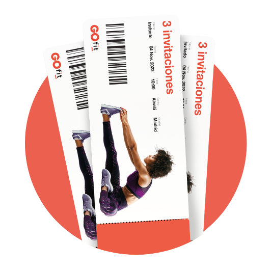 Invitaciones gimnasio GO fit